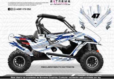 Adhesivos CF Moto ZForce 1000 Sport LINE Azul