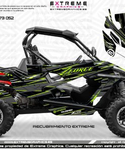 Adhesivos CF Moto ZForce 1000 Sport LINE Negro Lima