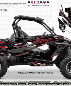 Adhesivos CF Moto ZForce 1000 Sport LINE Negro Rojo