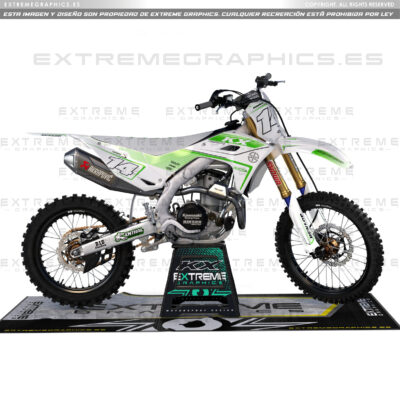 Adhesivos Moto Kawasaki | Thriller Blanco