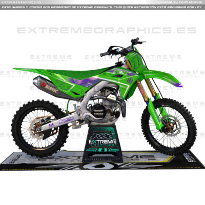 Adhesivos Moto Kawasaki | Thriller verde