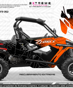 Adhesivos CF Moto ZForce 1000 Sport Bicolor Naranja