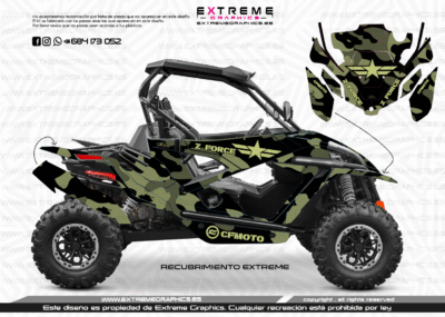 Adhesivos CF Moto ZForce 1000 Sport Militar
