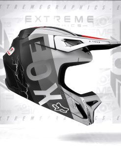 PACK CASCO + ADHESIVOS GRADIENT GRIS