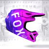 PACK CASCO + ADHESIVOS GRADIENT MORADO