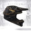 PACK CASCO + ADHESIVOS MÁRMOL GOLD