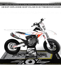 Adhesivos Moto KTM Minimal II Blanco