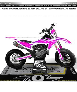 Adhesivos Moto KTM Taker Rosa