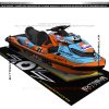 Adhesivos Moto de Agua Sea Doo Gulf