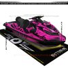 Adhesivos Moto de Agua Sea Doo Fox Rosa y Negro