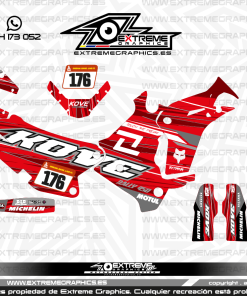 Adhesivos Moto KOVE BigKov Rojo