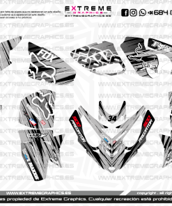 Adhesivos Quad Predator 500 Extreme Gris