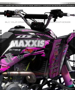 Alternative view of Adhesivos Quad Suzuki LTZ 400 Racing47 Rosa
