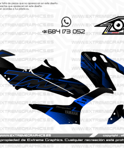 Adhesivos Moto Yamaha TMAX Black Azul