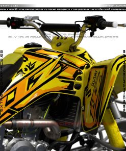 Alternative view of Adhesivos Quad Suzuki LTZ 400 Taker Amarillo y Negro