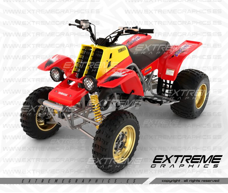 Adhesivos Originales Yamaha Banshee 1996 Rojo