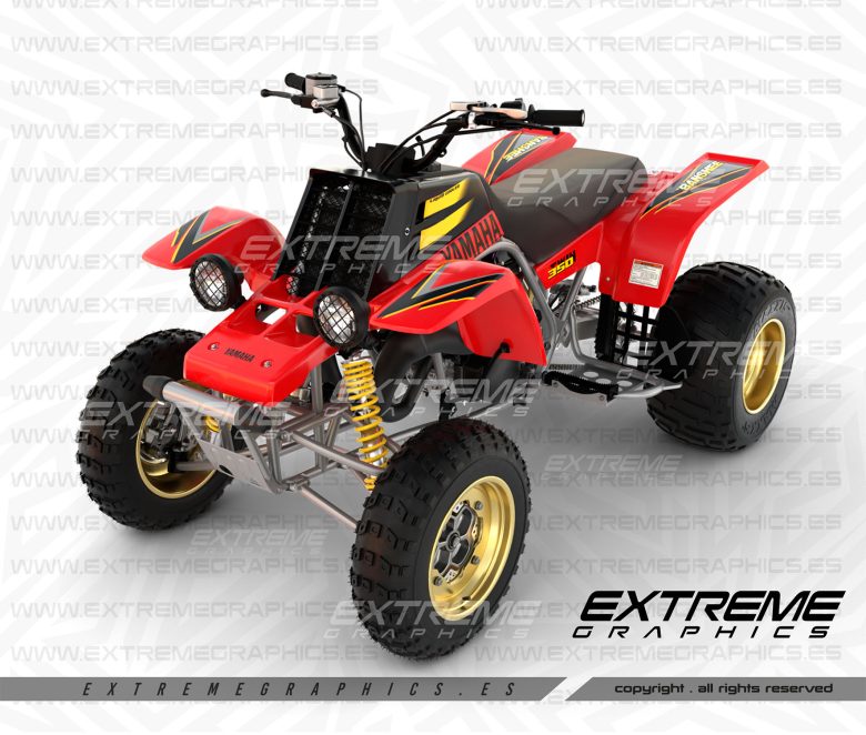 Adhesivos Originales Yamaha Banshee 1999 Rojo