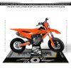 Adhesivos Moto KTM Minimal II Naranja