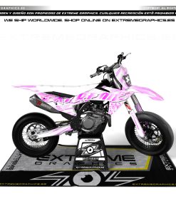 Adhesivos Moto KTM Extreme Rosa