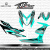 Adhesivos Moto Yamaha Aerox Thunderbolt Turquesa