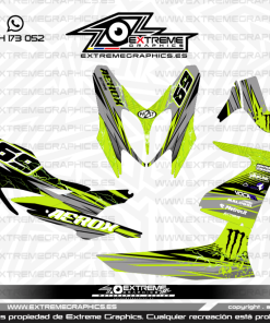 Adhesivos Moto Yamaha Aerox Thunderbolt Lima