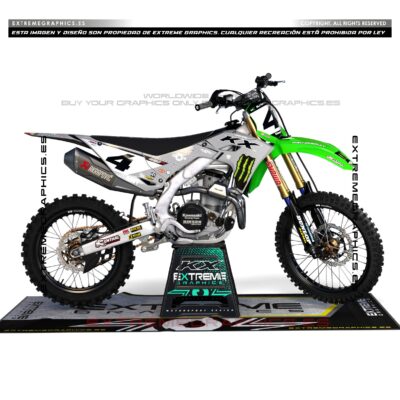 Adhesivos Moto Kawasaki KX | Militar