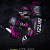 OUTLET // Kit adhesivos LTZ 400 diseño DARK ROSA