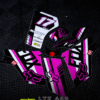 OUTLET // Kit adhesivos LTZ 400 diseño Fox 9 Rosa