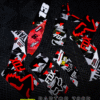 OUTLET // Kit adhesivos RAPTOR 350 diseño Camo Fox Rojo