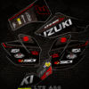 OUTLET // Kit adhesivos LTZ 400 diseño Dark Rojo