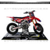 Adhesivos Moto Honda CRF BigLine Rojo