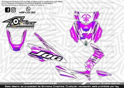 Adhesivos Moto Yamaha Jog Race Limited D
