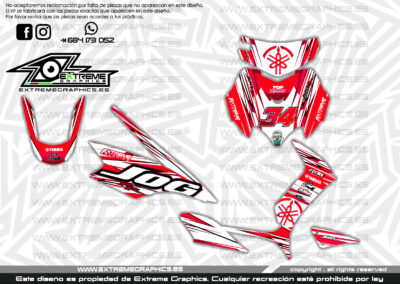 Adhesivos Moto Yamaha Jog Race Limited D