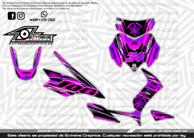 Adhesivos Moto Yamaha Jog Race Limited C