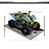 Adhesivos Quad Suzuki LTZ 400 SM27 Azul