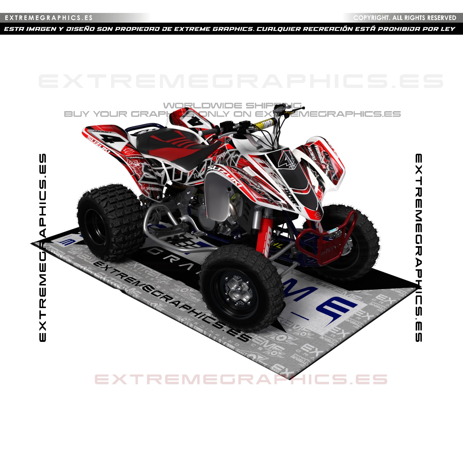 sm27 rojo general plastica blanca