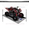 Adhesivos Quad Suzuki LTZ 400 SM27 Rojo