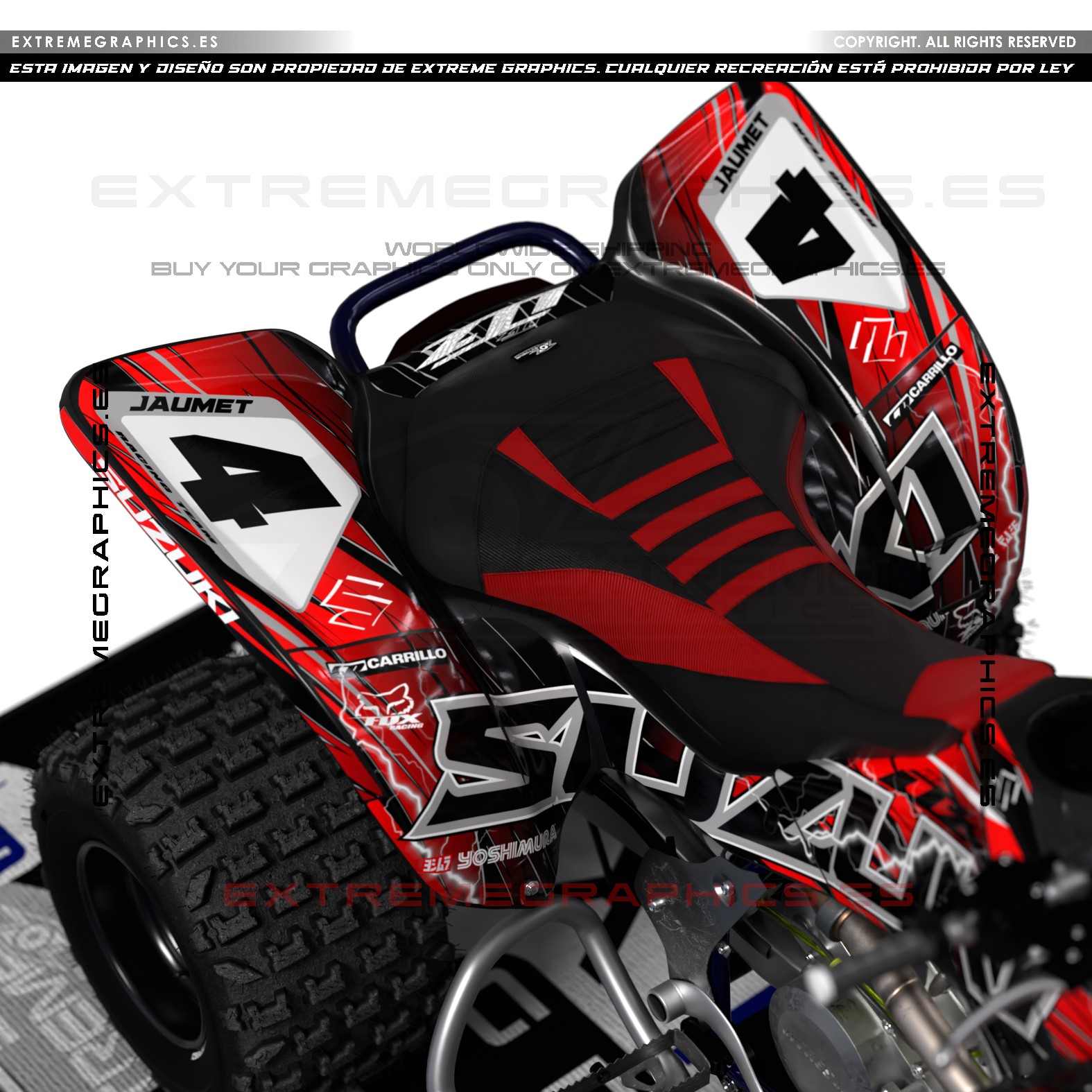 sm27 rojo trasera plastica negra