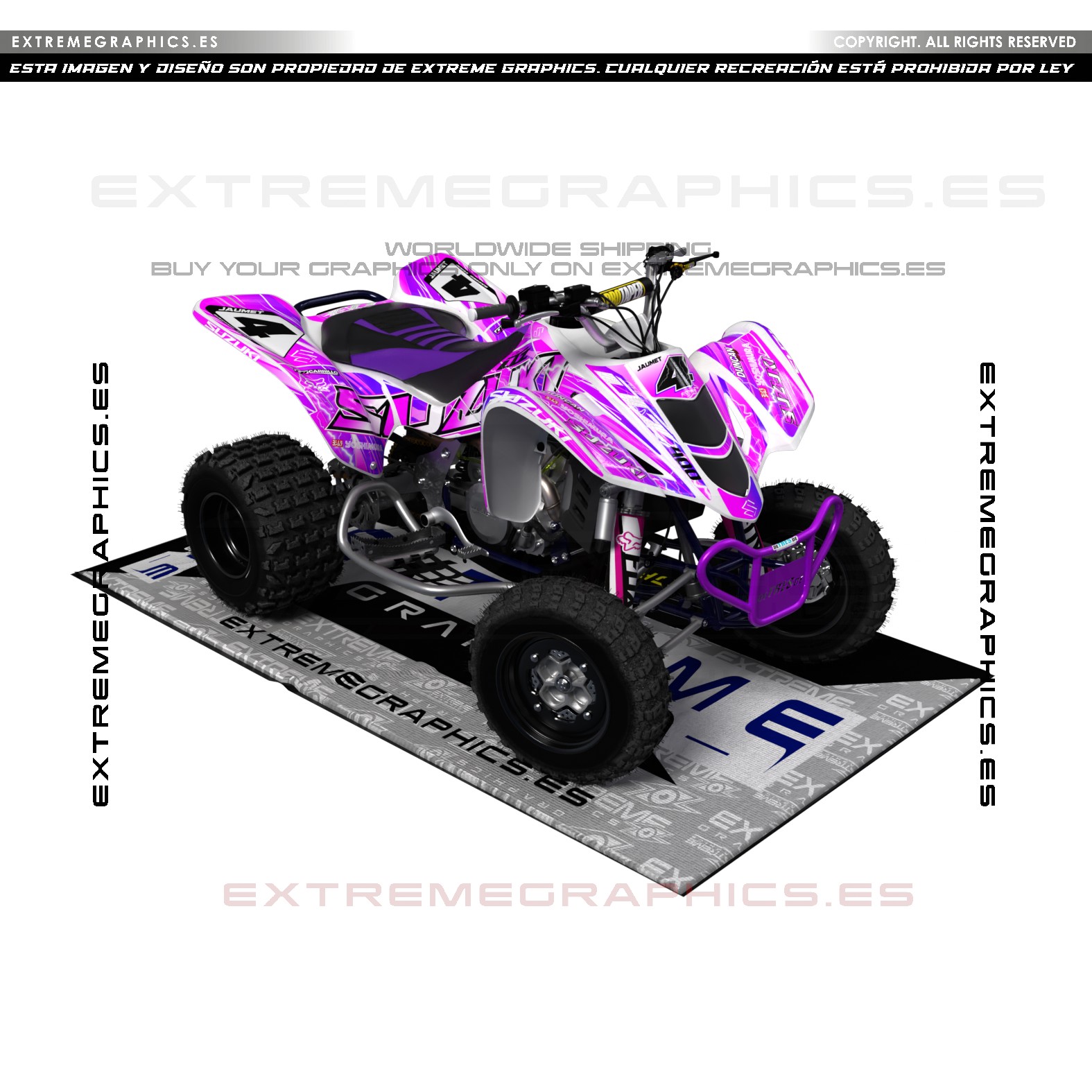 sm27 rosa frontal plastica blanca