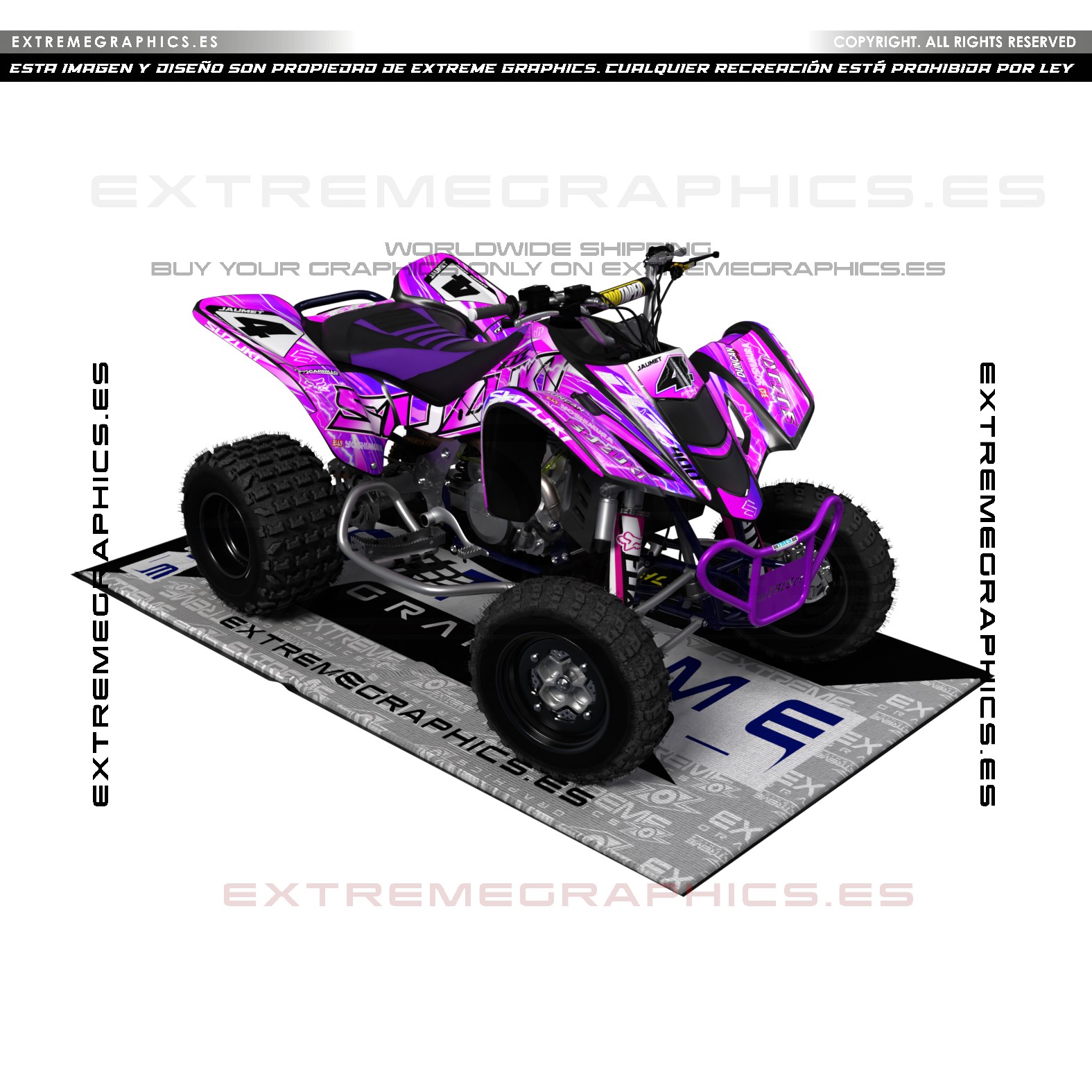 sm27 rosa frontal plastica negra